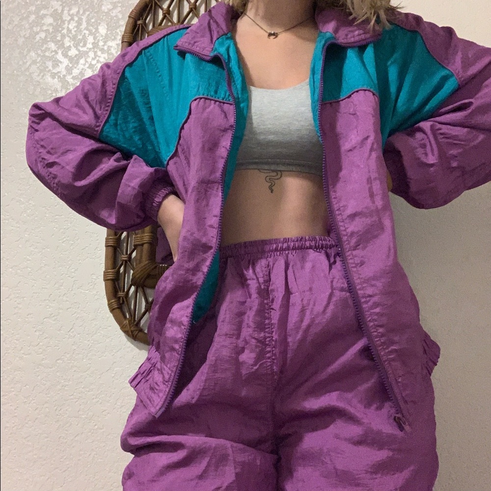 90’s windbreaker 2-piece set